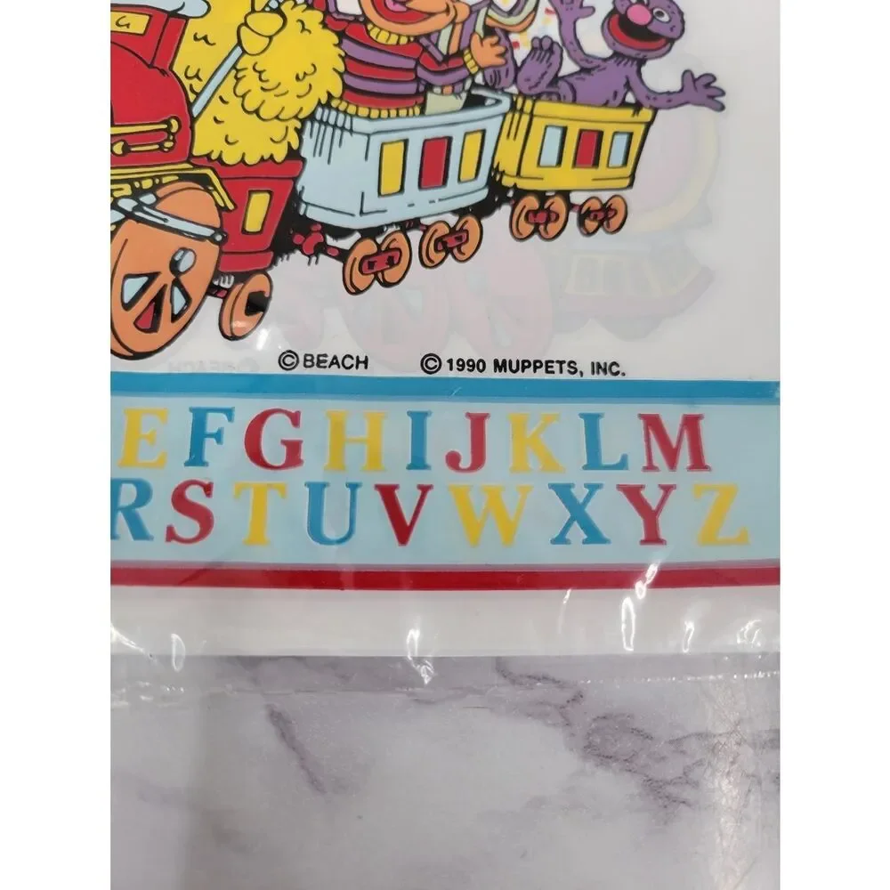 Sesame Street Happy Birthday Party Favor Treat Bags - White Vintage 90s